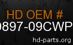 hd 90897-09CWP genuine part number