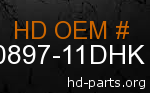 hd 90897-11DHK genuine part number