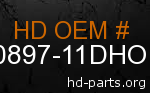 hd 90897-11DHO genuine part number