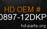 hd 90897-12DKP genuine part number