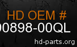 hd 90898-00QL genuine part number