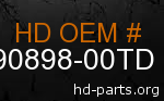 hd 90898-00TD genuine part number