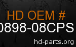hd 90898-08CPS genuine part number