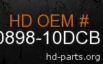 hd 90898-10DCB genuine part number