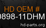 hd 90898-11DHM genuine part number
