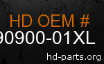 hd 90900-01XL genuine part number