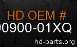 hd 90900-01XQ genuine part number