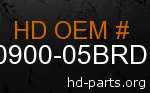 hd 90900-05BRD genuine part number