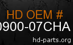 hd 90900-07CHA genuine part number