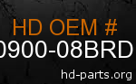 hd 90900-08BRD genuine part number