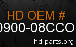 hd 90900-08CCO genuine part number