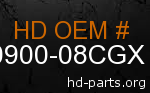 hd 90900-08CGX genuine part number
