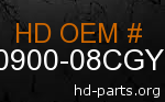 hd 90900-08CGY genuine part number
