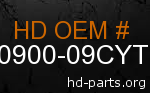 hd 90900-09CYT genuine part number