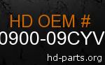 hd 90900-09CYV genuine part number