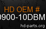 hd 90900-10DBM genuine part number