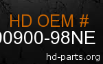 hd 90900-98NE genuine part number