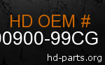 hd 90900-99CG genuine part number