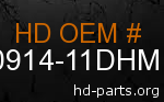 hd 90914-11DHM genuine part number