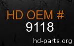 hd 9118 genuine part number