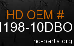 hd 91198-10DBO genuine part number