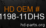 hd 91198-11DHS genuine part number