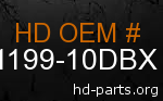 hd 91199-10DBX genuine part number