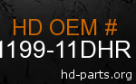 hd 91199-11DHR genuine part number