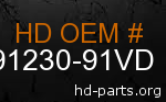 hd 91230-91VD genuine part number