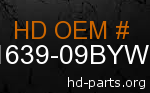 hd 91639-09BYW genuine part number