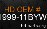 hd 91999-11BYW genuine part number
