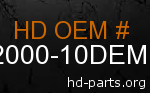 hd 92000-10DEM genuine part number