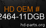 hd 92464-11DGB genuine part number