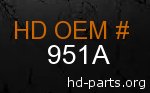 hd 951A genuine part number
