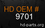 hd 9701 genuine part number