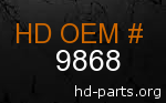 hd 9868 genuine part number