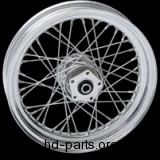 Laced Chrome Front Wheel, 16" x 3"