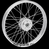 Laced Chrome Front Wheel, 21" x 2.15"