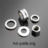Colony Front Axle Spacer and Nut Kit